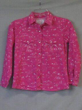 Panhandle Girls Desert Print Western Shirt